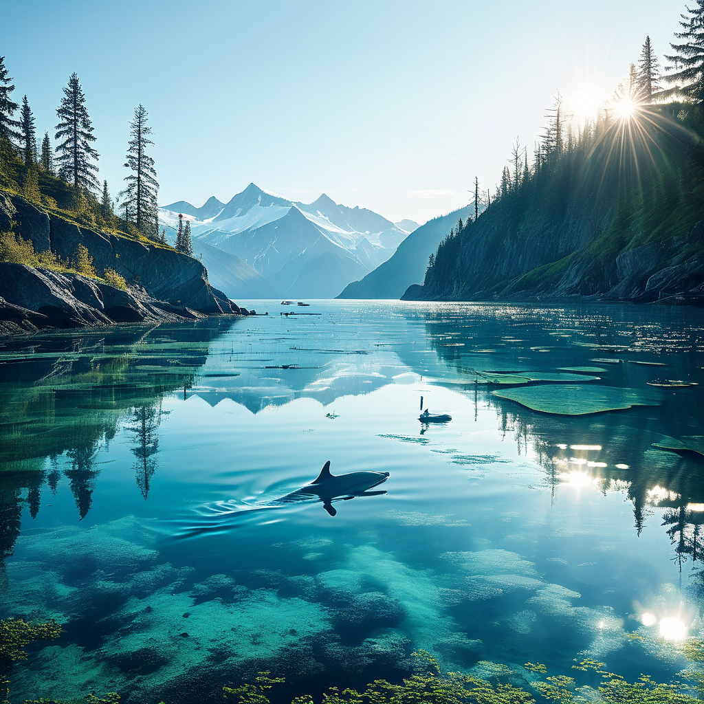 Wal-Kommunikation in stiller See: Einblick während der Pandemie