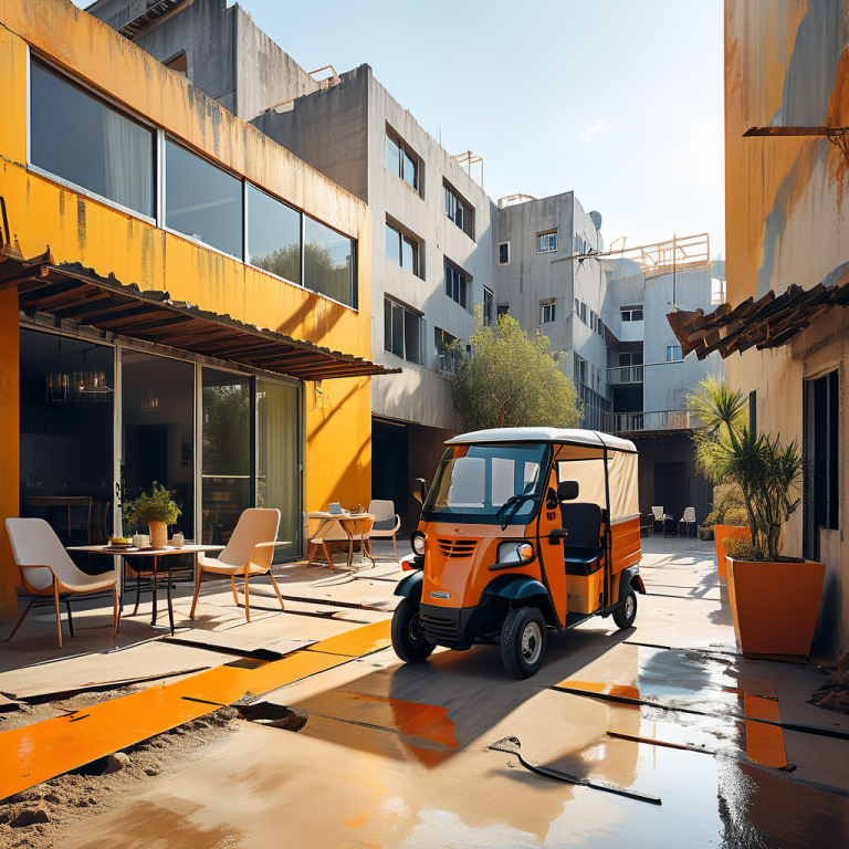 Altersheim Sursee plant Container-Küche während Neubau