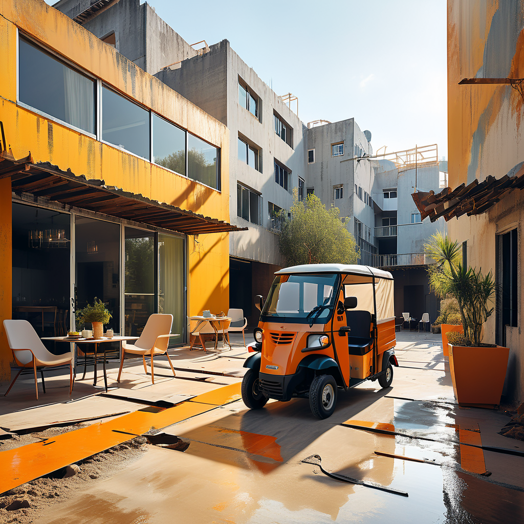 Altersheim Sursee plant Container-Küche während Neubau