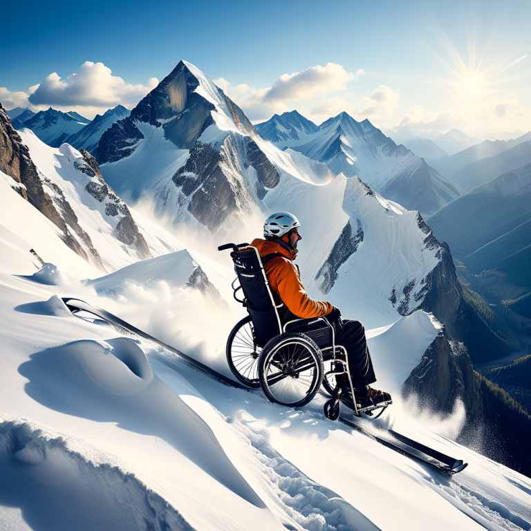 Querschnittsgelähmter Bergsteiger Thomas Lämmle überwindet Hindernisse: Vom Rollstuhl zur Skitour