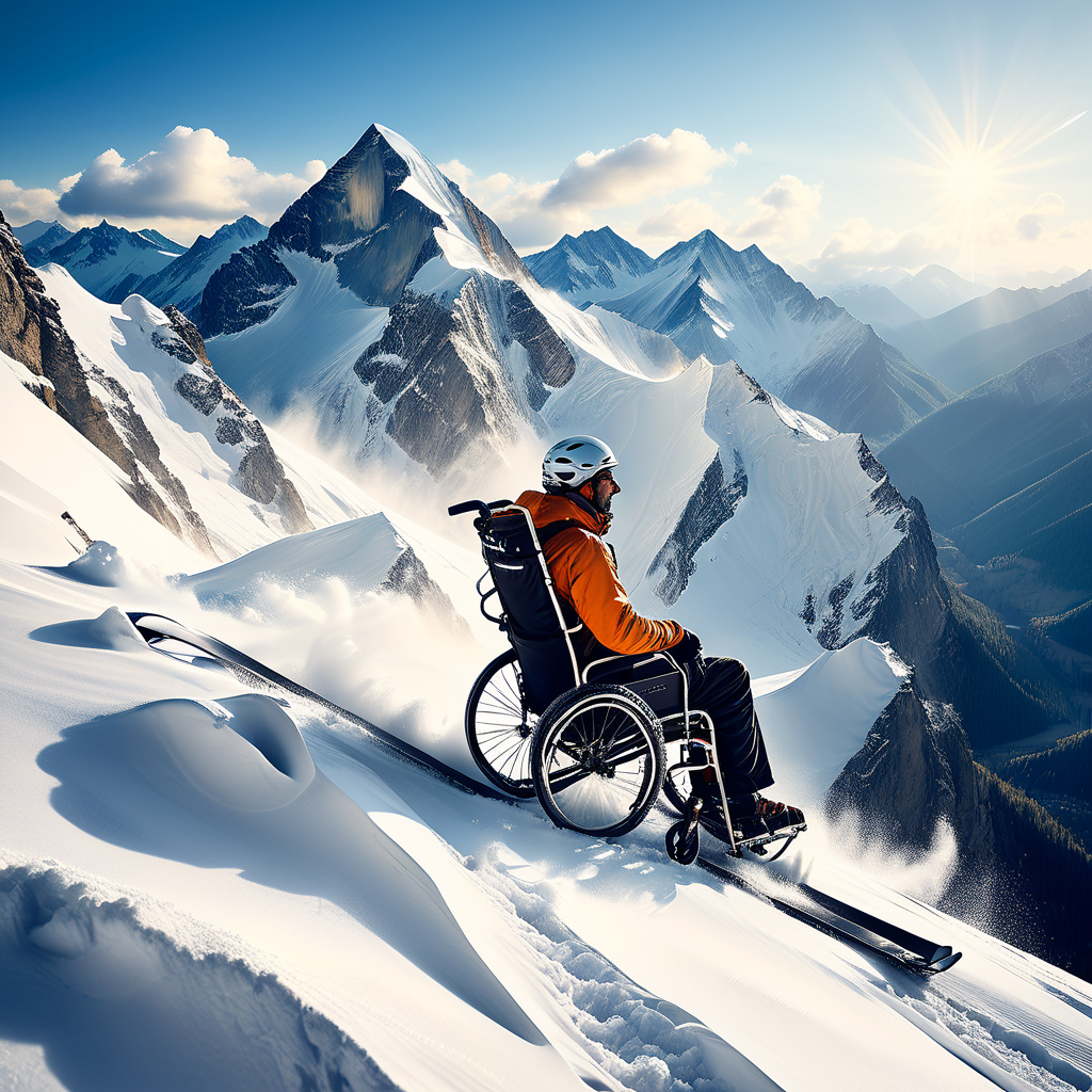 Querschnittsgelähmter Bergsteiger Thomas Lämmle überwindet Hindernisse: Vom Rollstuhl zur Skitour