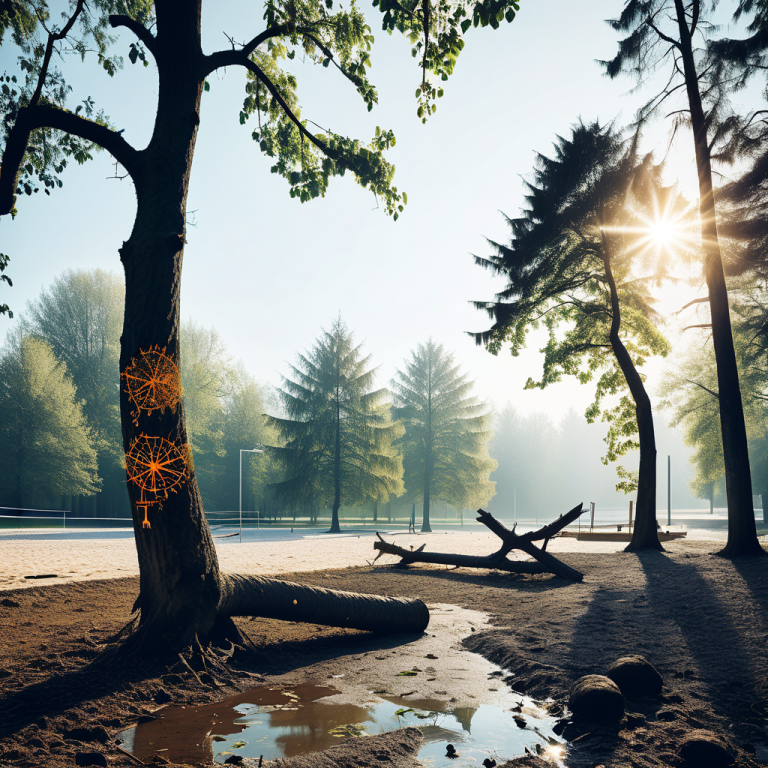 Bäume im Freibad Mooshüsli müssen gefällt werden – Pilzbefall stellt Gefahr dar