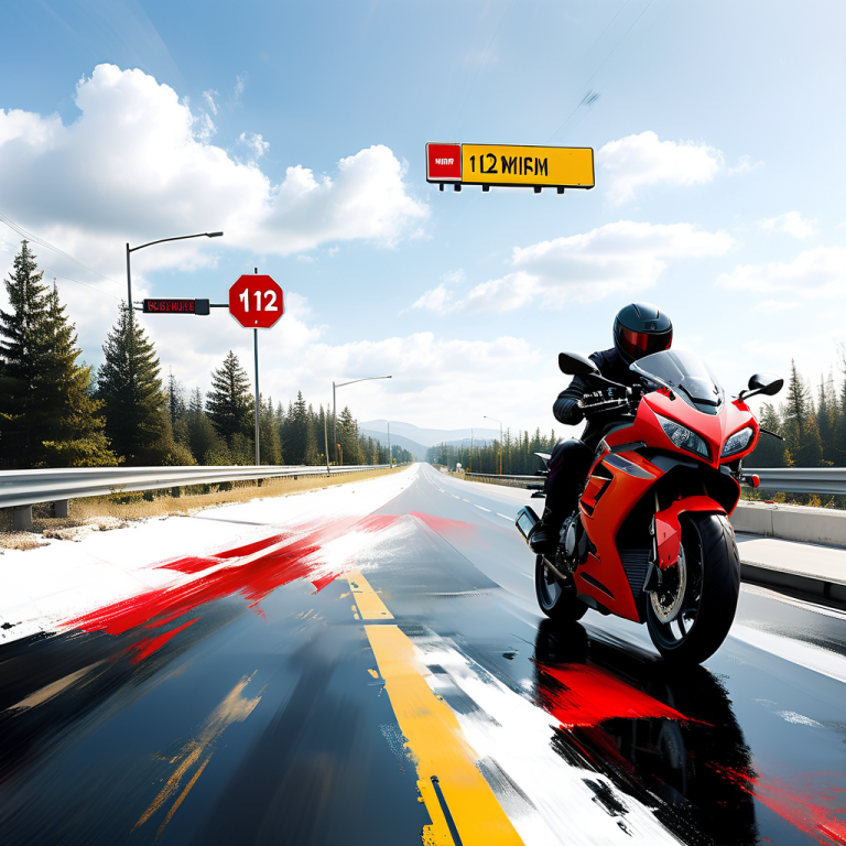 Motociclista sorpreso a 112 km/h su strada da 50, patente ritirata