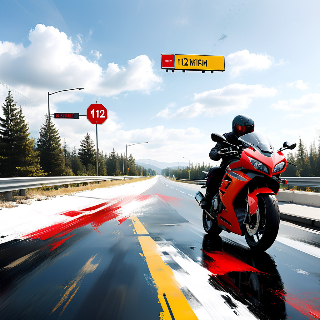 Motociclista sorpreso a 112 km/h su strada da 50, patente ritirata