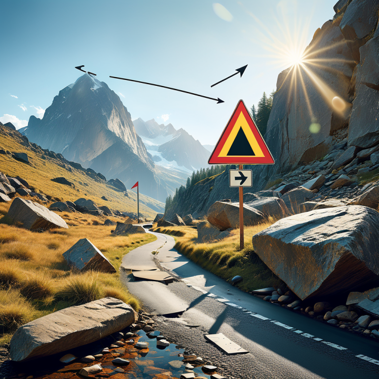 Axenstrasse gesperrt nach Felssturz