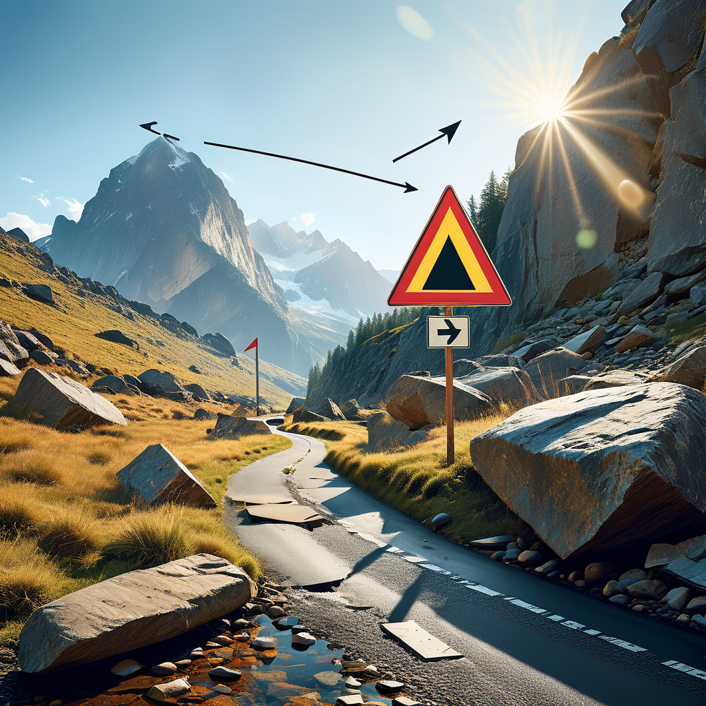 Axenstrasse gesperrt nach Felssturz