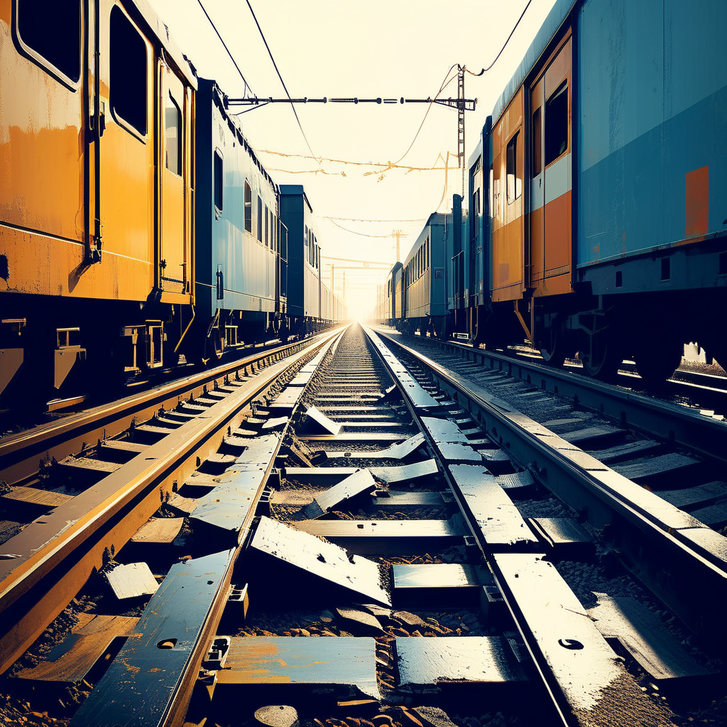 Eisenbahnunfall in Deutschland: Güterzug beschädigt Streckenausrüstung