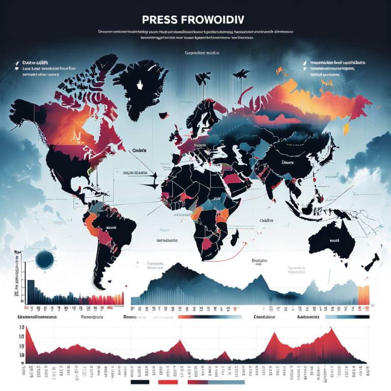 Kritische Lage der globalen Pressefreiheit nach Einschätzung von Reporter ohne Grenzen
