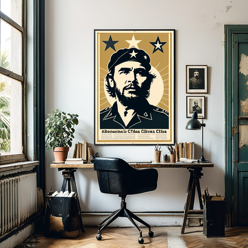 Bilder von Fidel Castro und Che Guevara in Helene Budligers Büro: Ein Blick zurück auf Havanna
