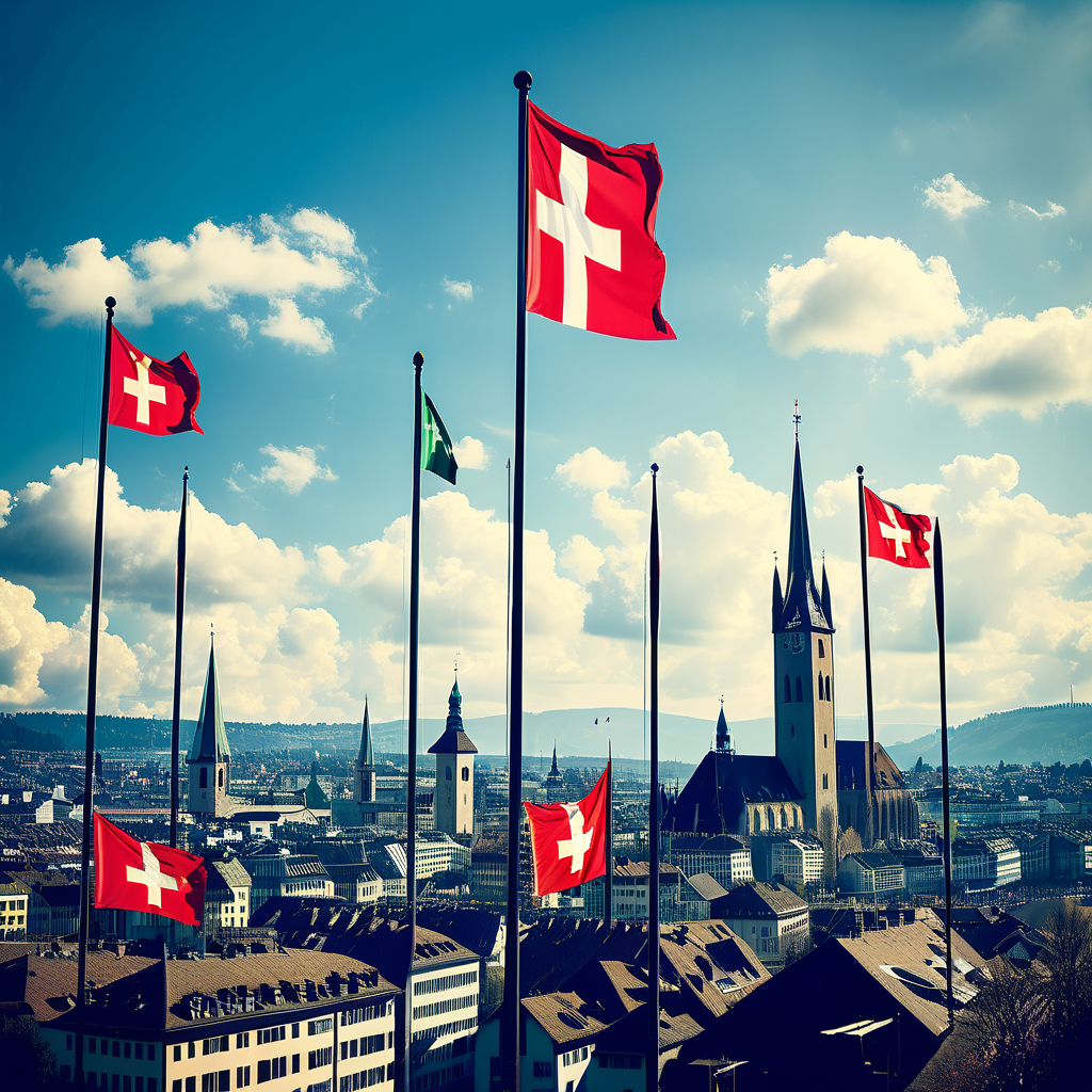 Gewerkschaftsproteste am 1. Mai in Zürich