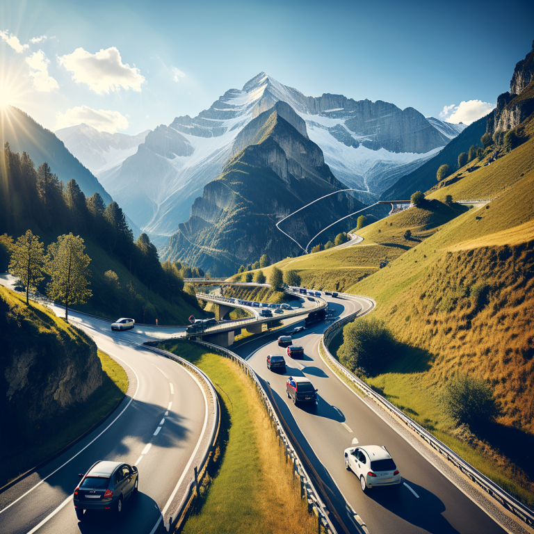 Massiver Stau vor Gotthard-Nordportal am 1. Mai