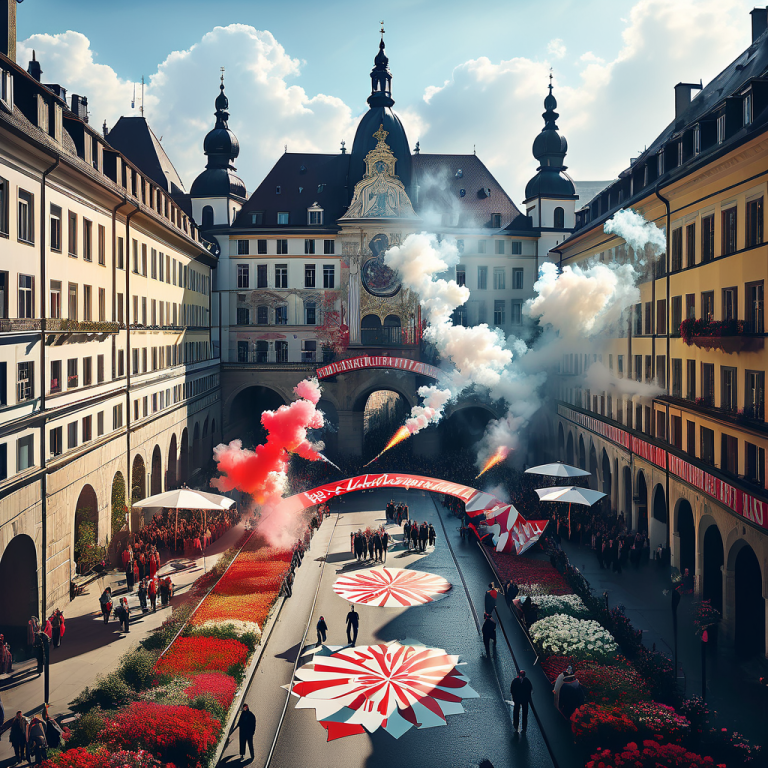 Unbewilligte Kundgebung in Bern zum 1. Mai