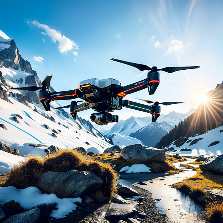 Autonome Drohnen im Testflug in den Alpen – Lieferdienst der Zukunft