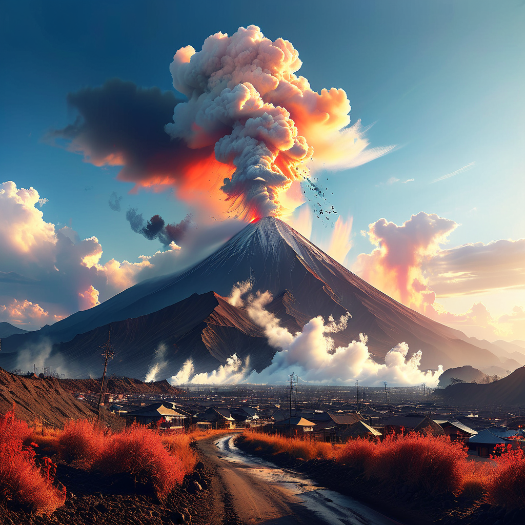 Vulkan Mayon auf den Philippinen entlässt Asche: Dutzende Gemeinden betroffen