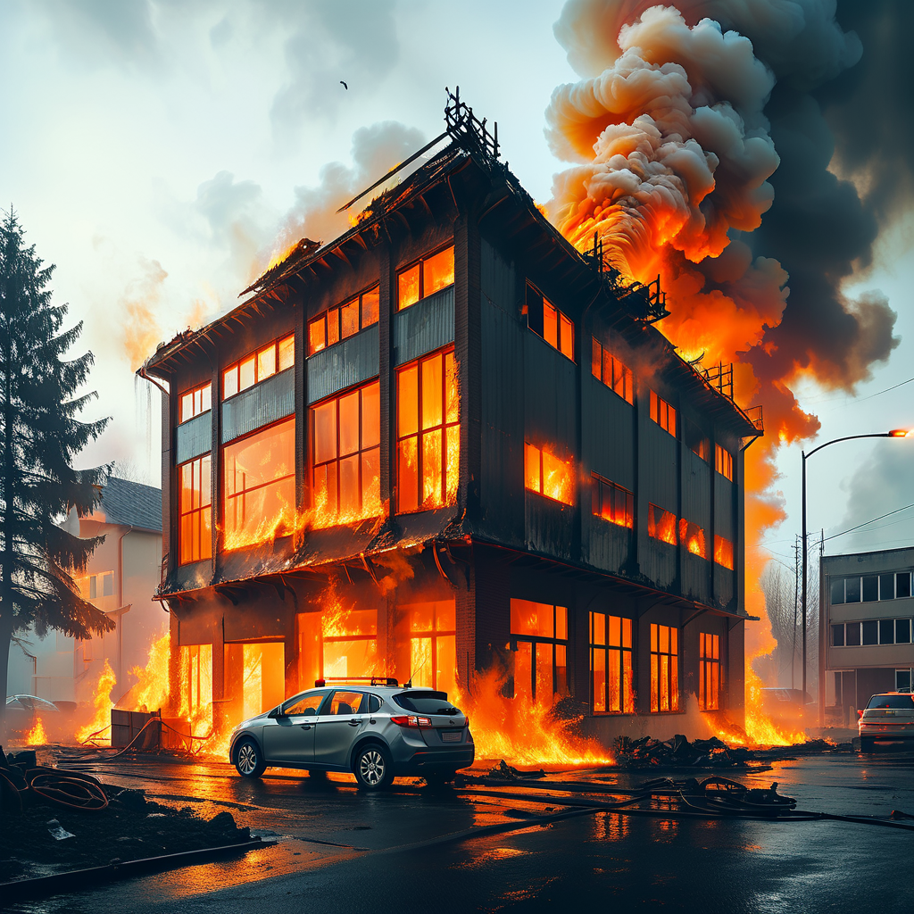Großer Schaden durch Feuer in Riedt bei Erlen/TG