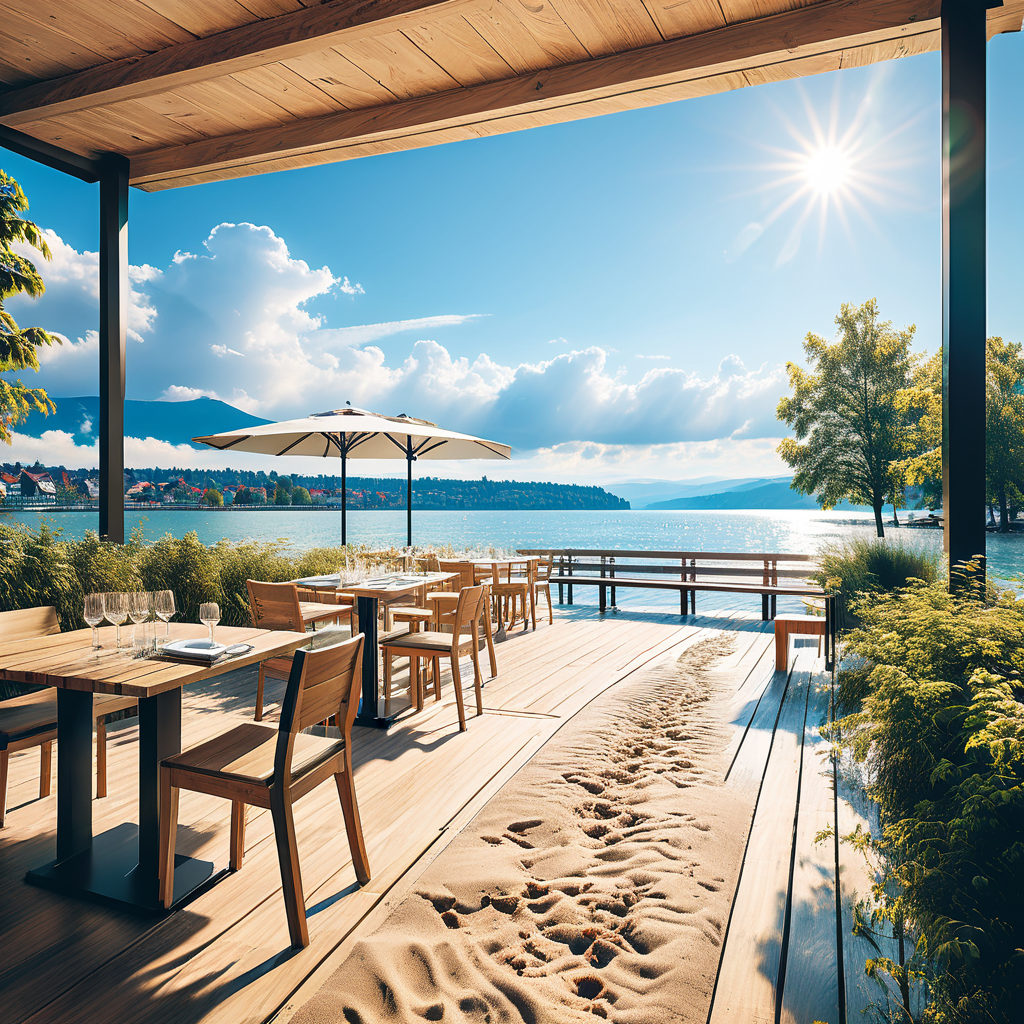 Neues Strandbad an der Chamer Fussweg-Promenade als Juwel Zug's eröffnet
