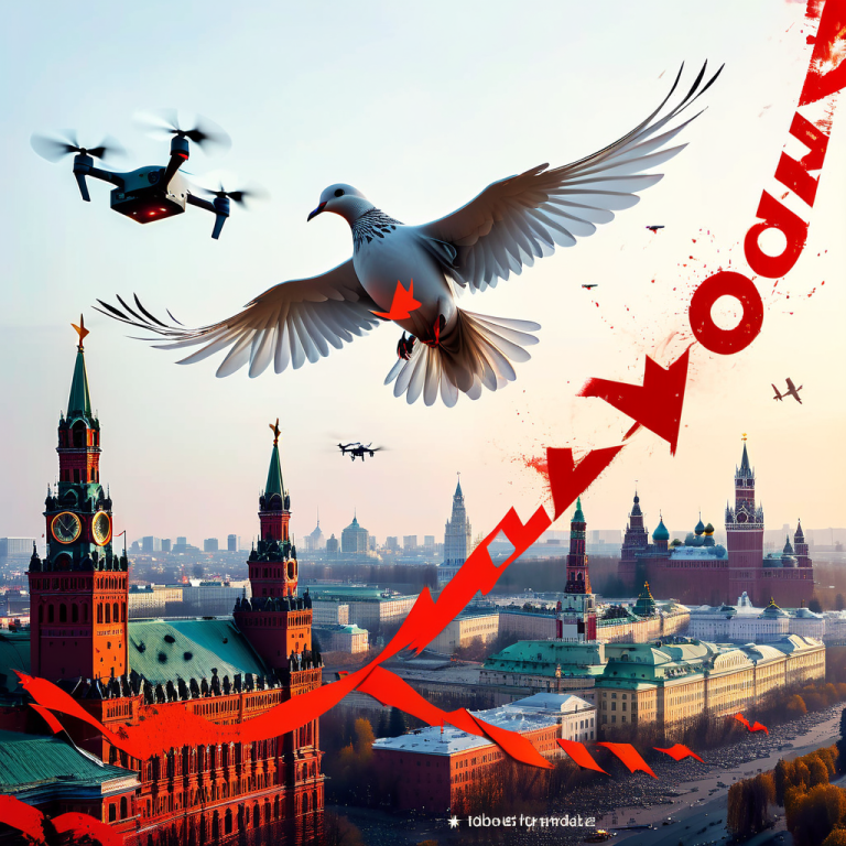 Drohnenangriffe eskalieren vor Moskaus Siegesparade