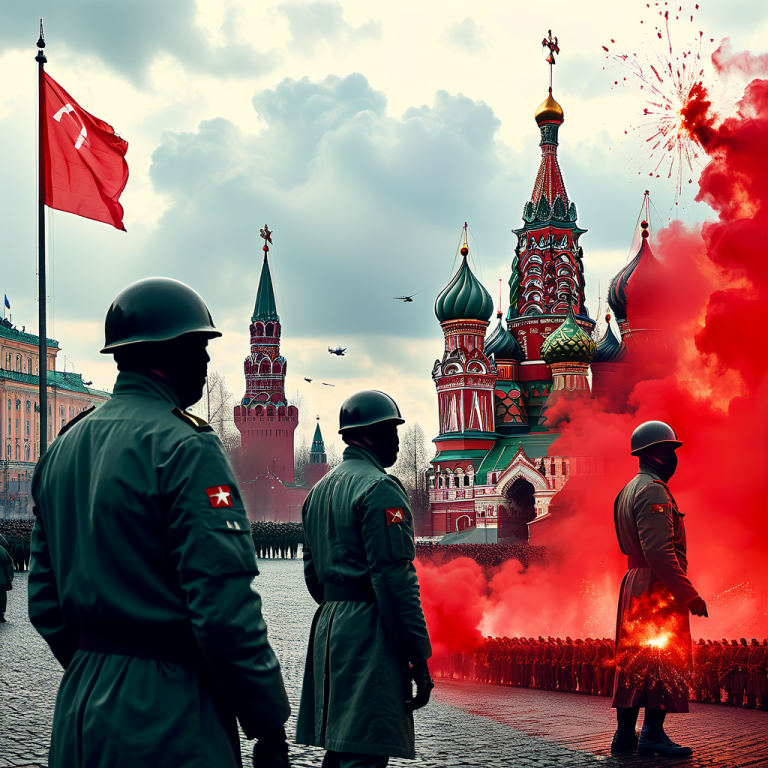 Russland feiert den Zweiten Weltkrieg in kleinerem Rahmen – Angst vor ukrainischem Angriff