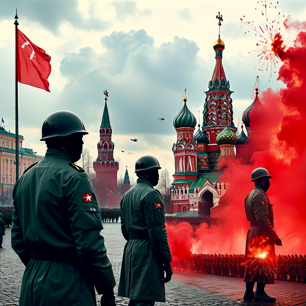 Russland feiert den Zweiten Weltkrieg in kleinerem Rahmen – Angst vor ukrainischem Angriff