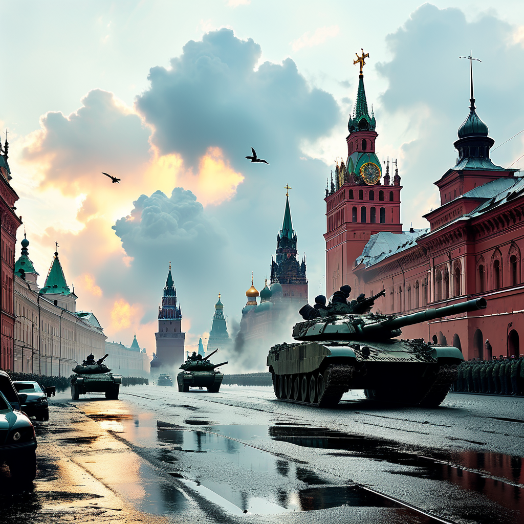 Schwächere Militärparade in Moskau: Putins Schiedsrichterrolle im Abnehmen
