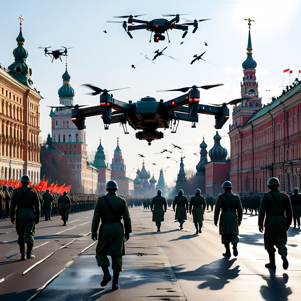 Kriegsmüdigkeit trotz militärischer Propaganda in Moskaus Siegestag