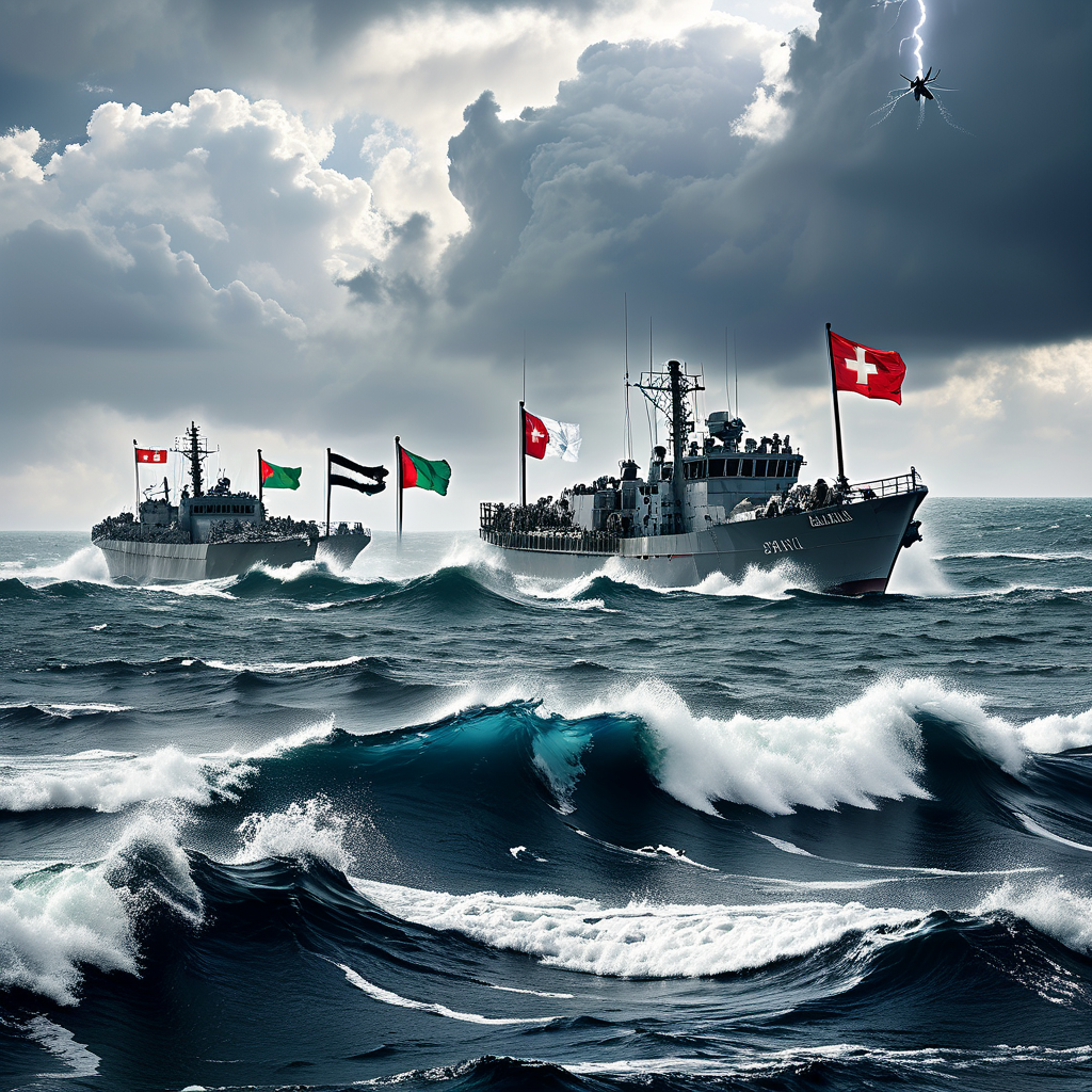 Internationale Hilfsflotte nach Gaza von Israel gestoppt